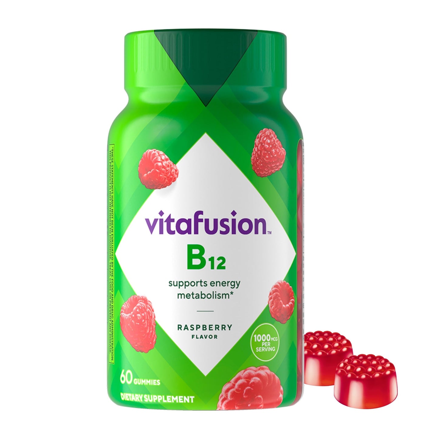 Vitafusion Vitamin B12 Gummies 1000 mcg, 60 Gummies