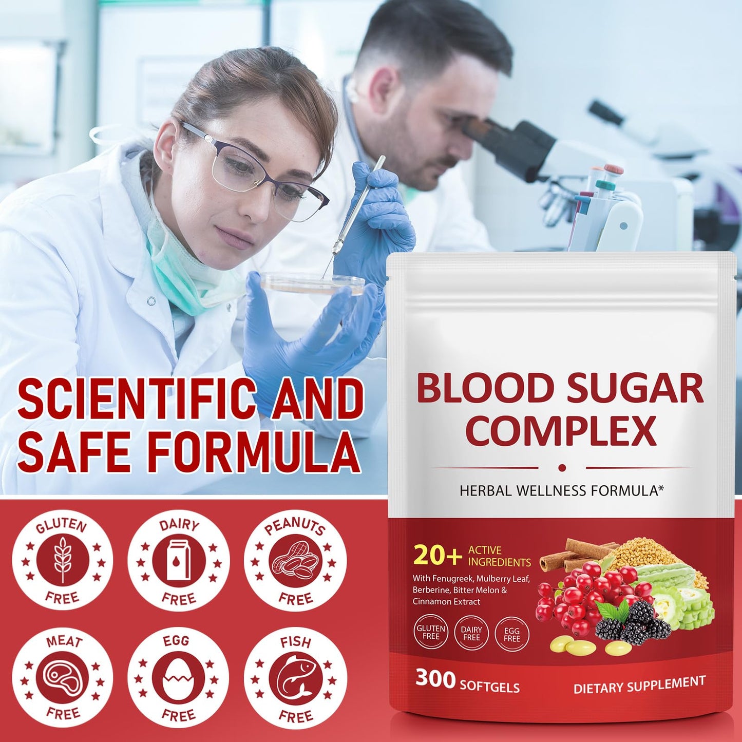 J&H Jasmine&Hyacinth Blood Sugar Complex Supplement Capsule 300