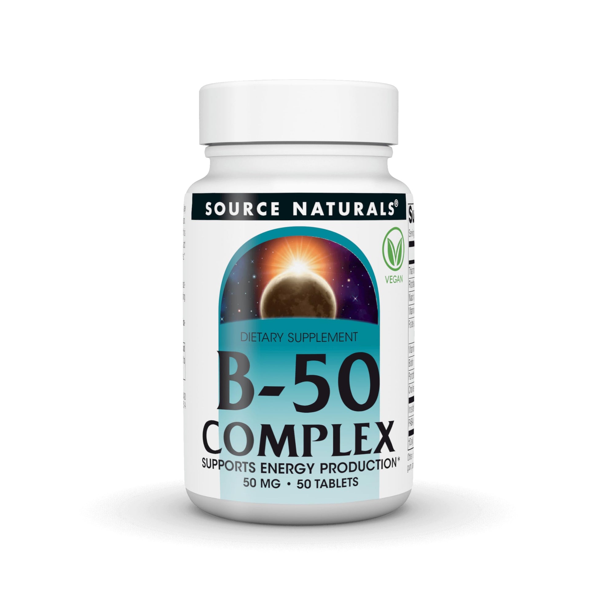 Source Naturals B-50 Complex Tablets, 50 Count