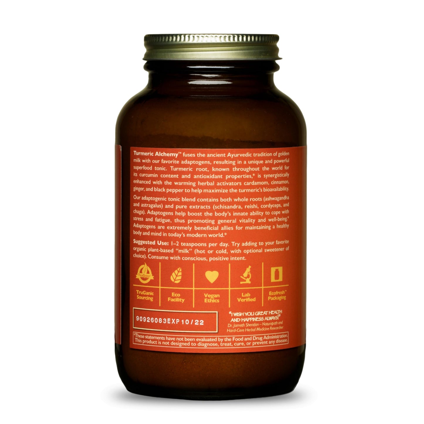 HEALTHFORCE SUPERFOODS Turmeric Alchemy Powder, 6.35 oz