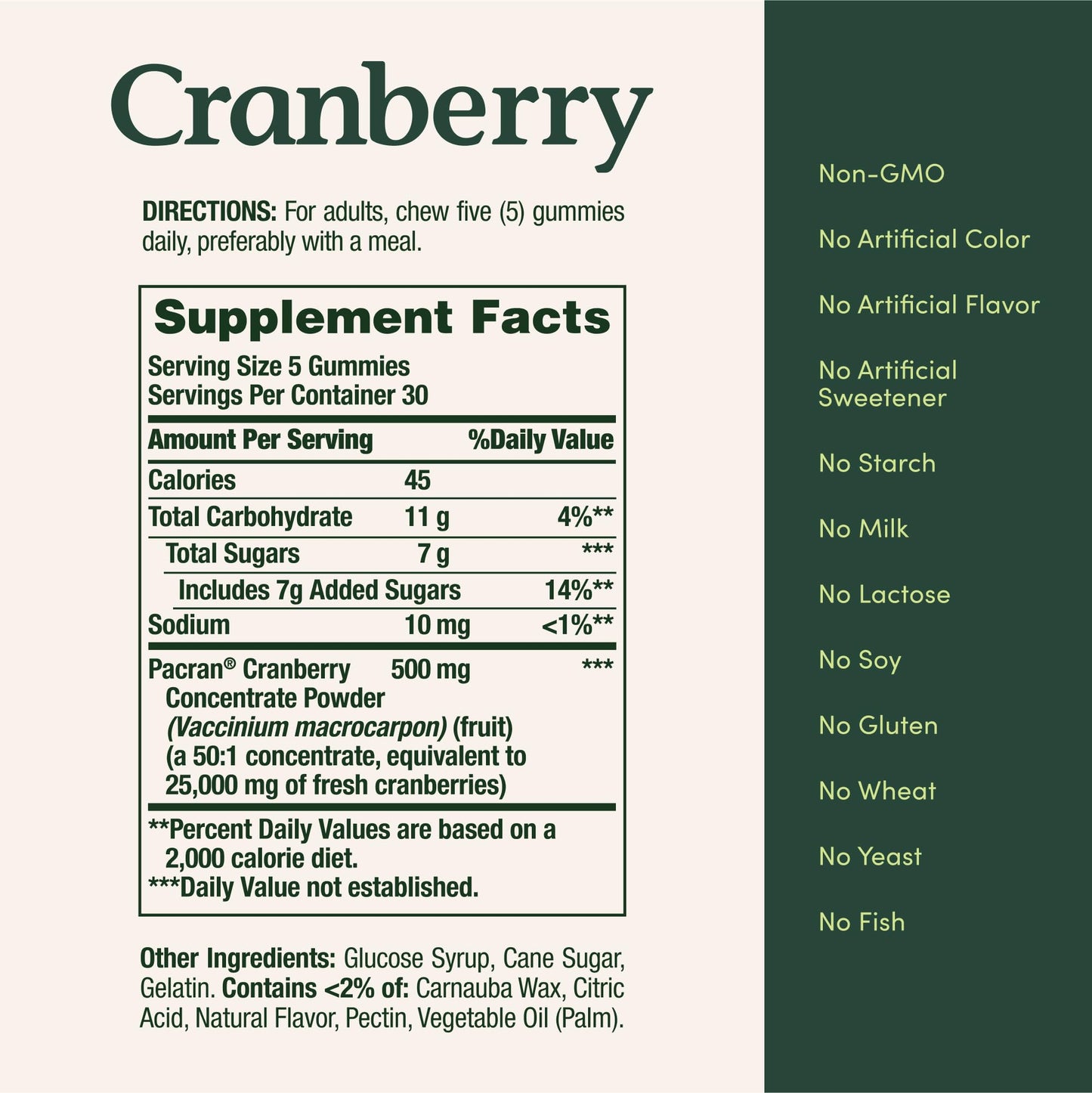 Nature's Bounty Cranberry Gummies Urinary Tract Support, 150 Count