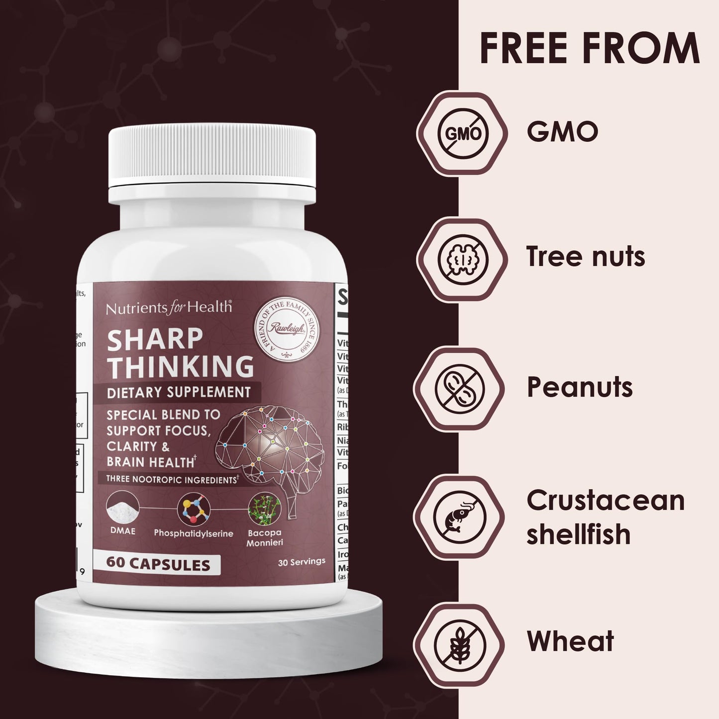 Rawleigh Sharp Thinking 60 Capsules