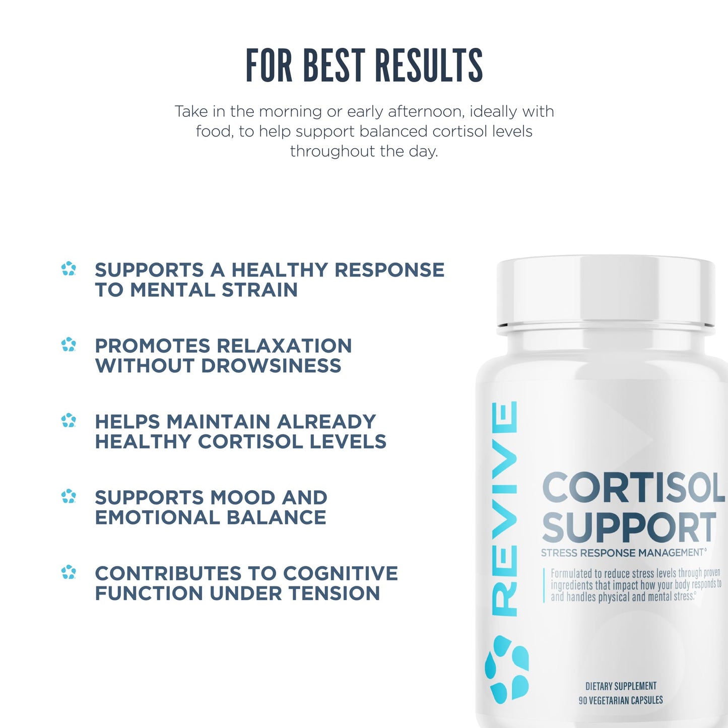 Revive Cortisol Manager Capsules, 90 Count