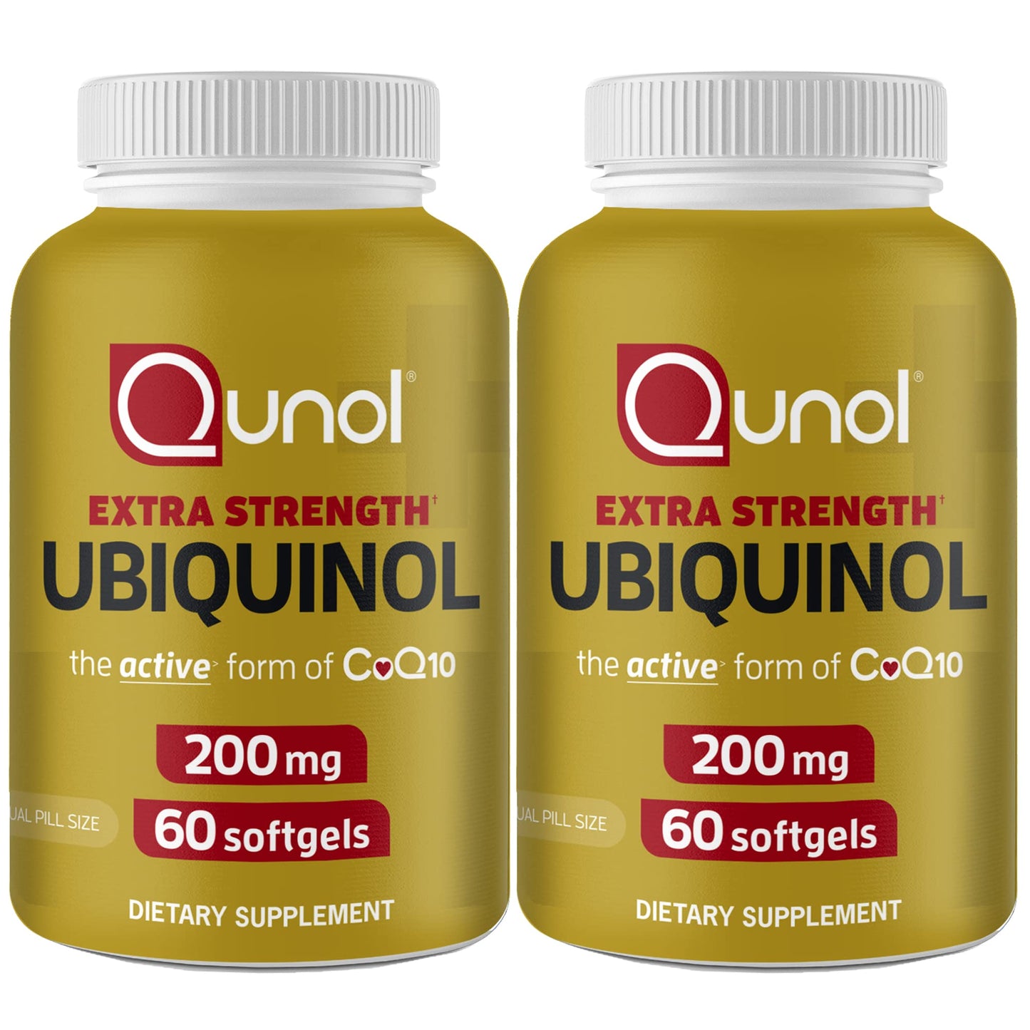 Qunol Ubiquinol CoQ10 200mg Softgels, 120 Softgels