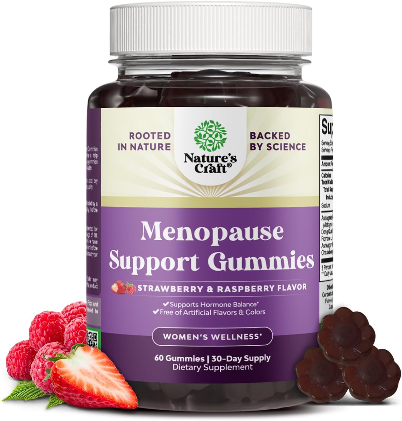 Natures Craft Womens Menopause Gummy with Dong Quai and Ashwagandha, 60 Count