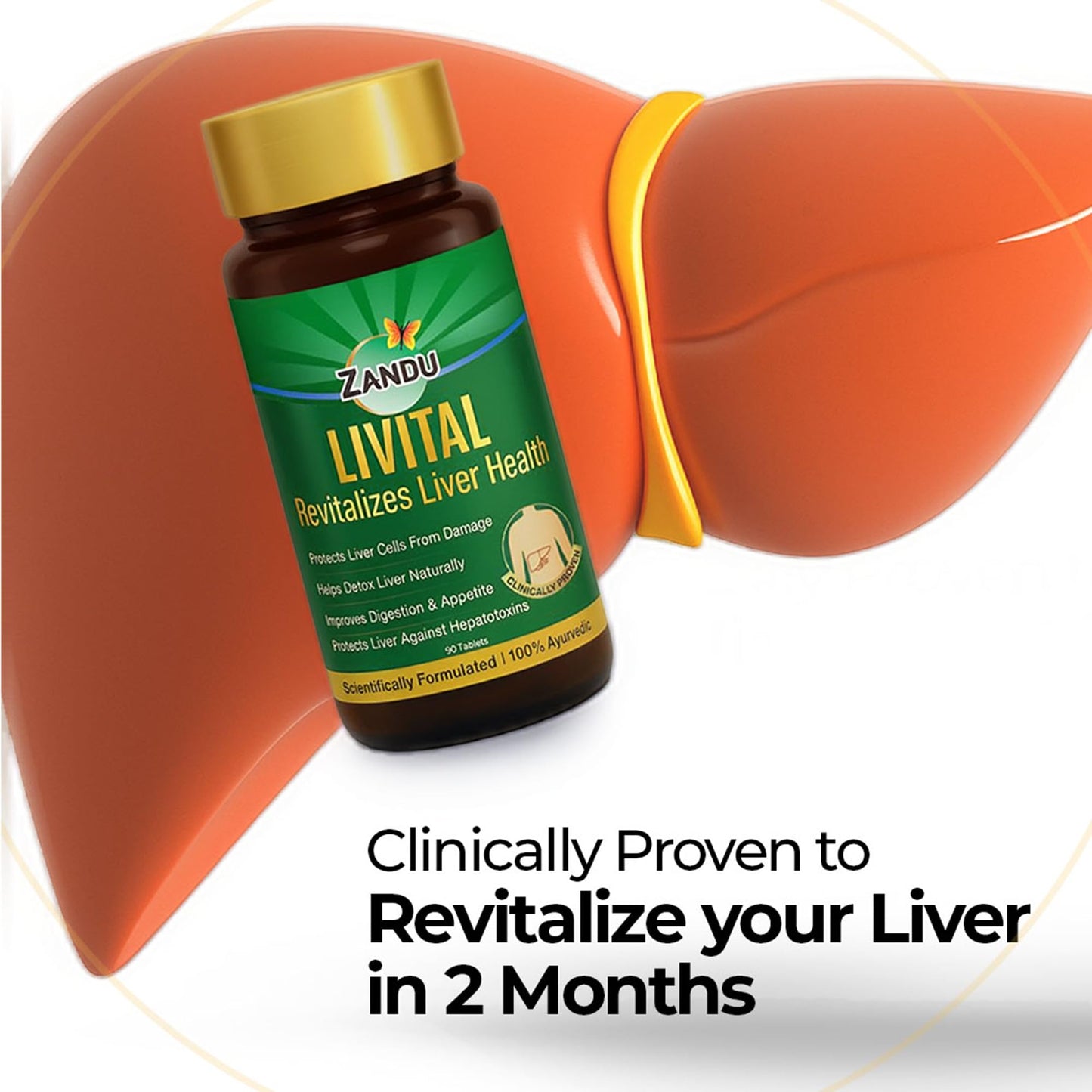 Zandu Livital Tablets, 90 Tablets