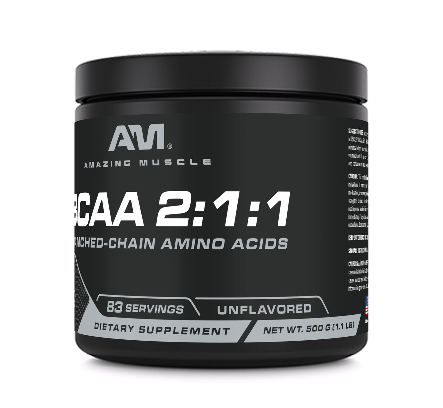 Amazing Nutrition Amazing Muscle BCAA Amino Supplement Powder 17.6