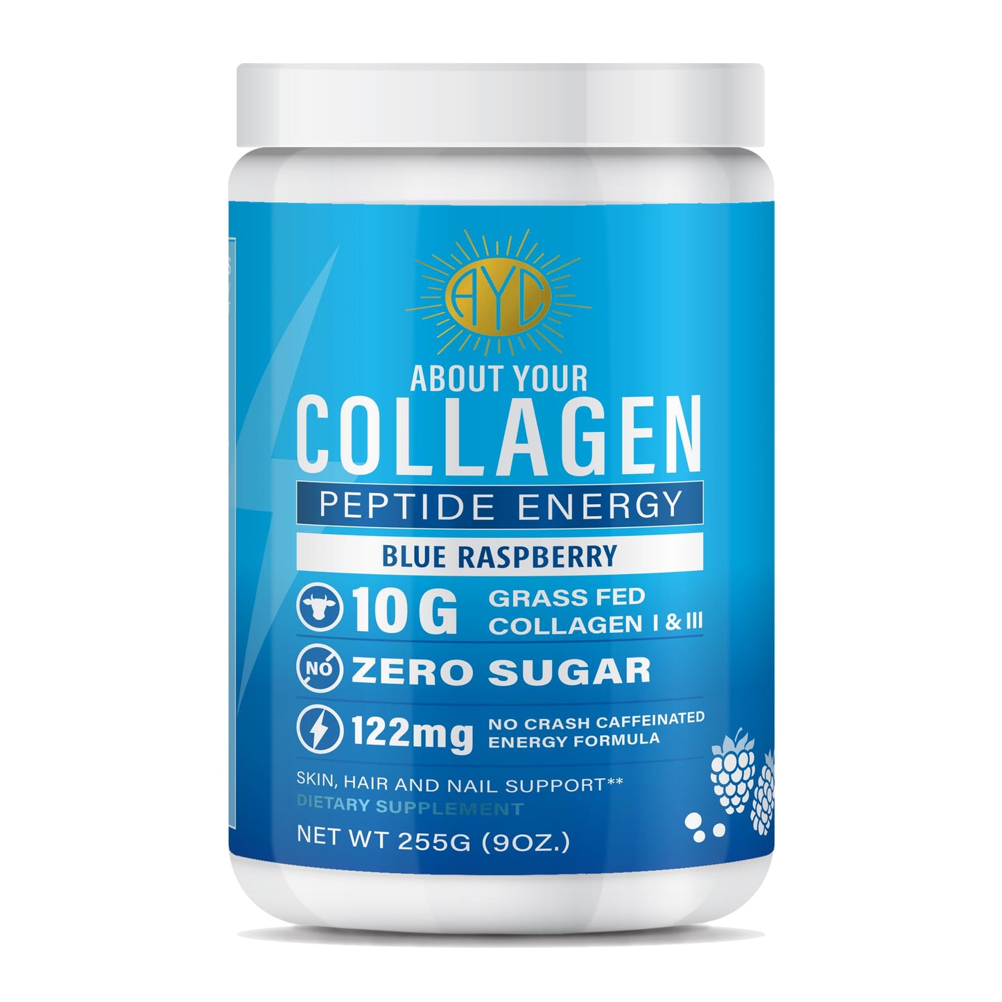 ABOUT YOUR COLLAGEN Peptide Energy Collagen Powder, 8.92 oz