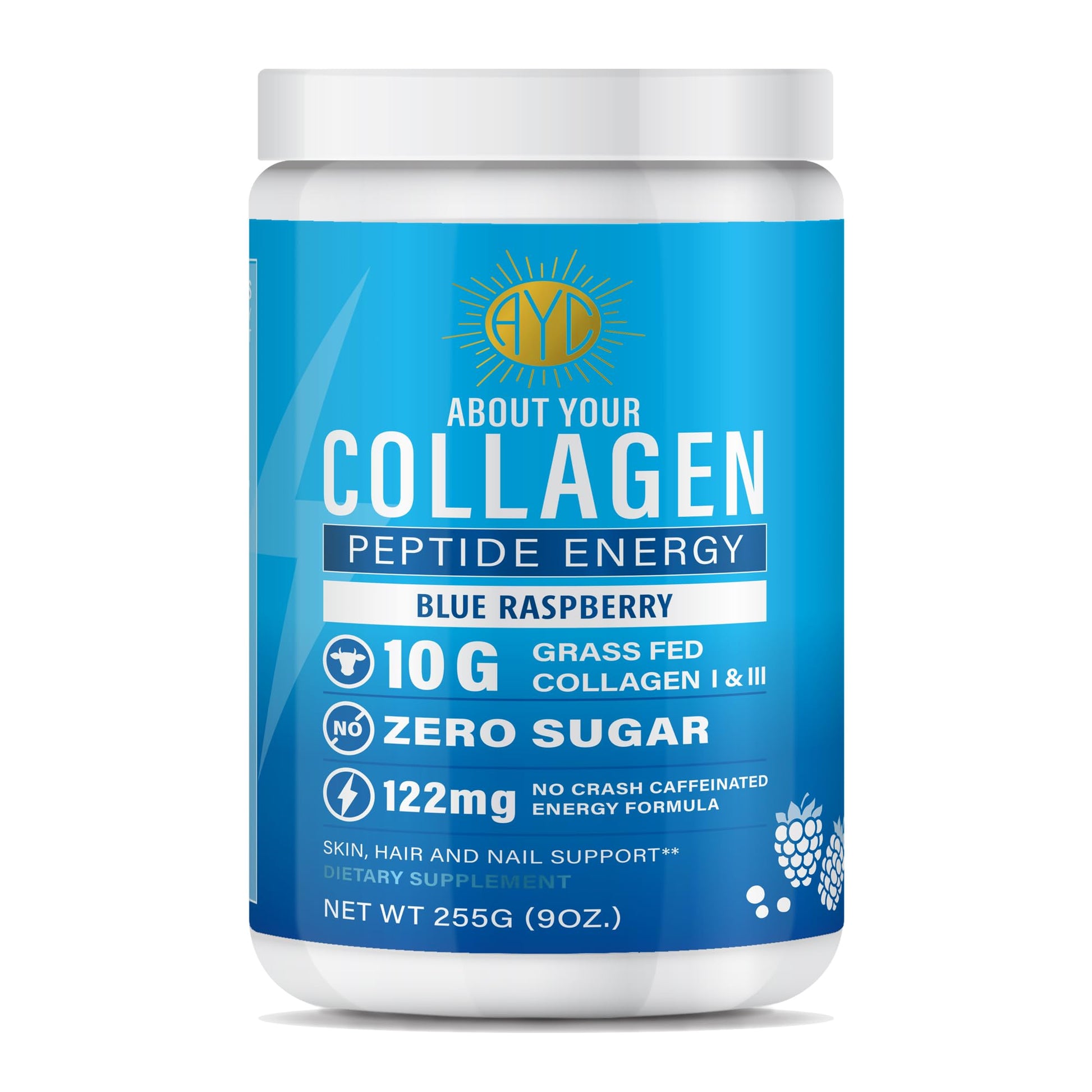 ABOUT YOUR COLLAGEN Peptide Energy Collagen Powder, 8.92 oz