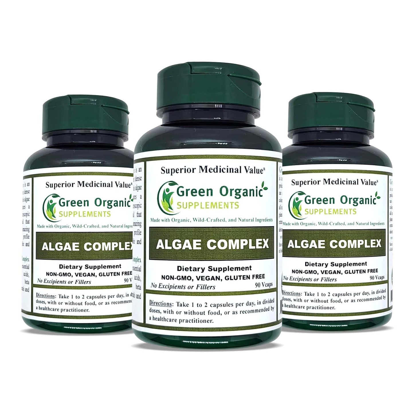 Green Organic Supplements Chlorella Herbal Supplements Tablets 90