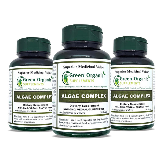 Green Organic Supplements Chlorella Herbal Supplements Tablets 90