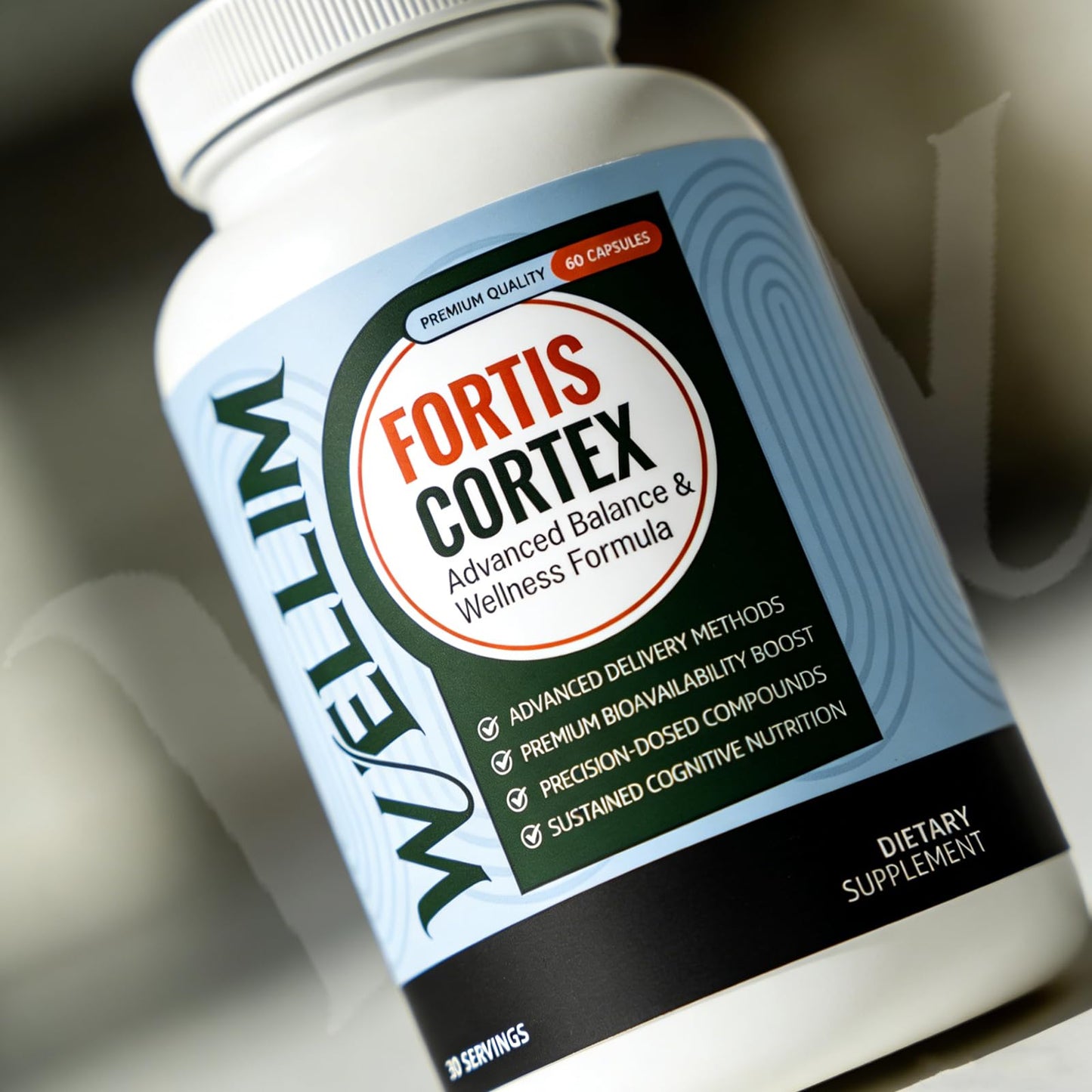 FYRKOA Wellim Fortis Cortex Supplements, 60 Capsules