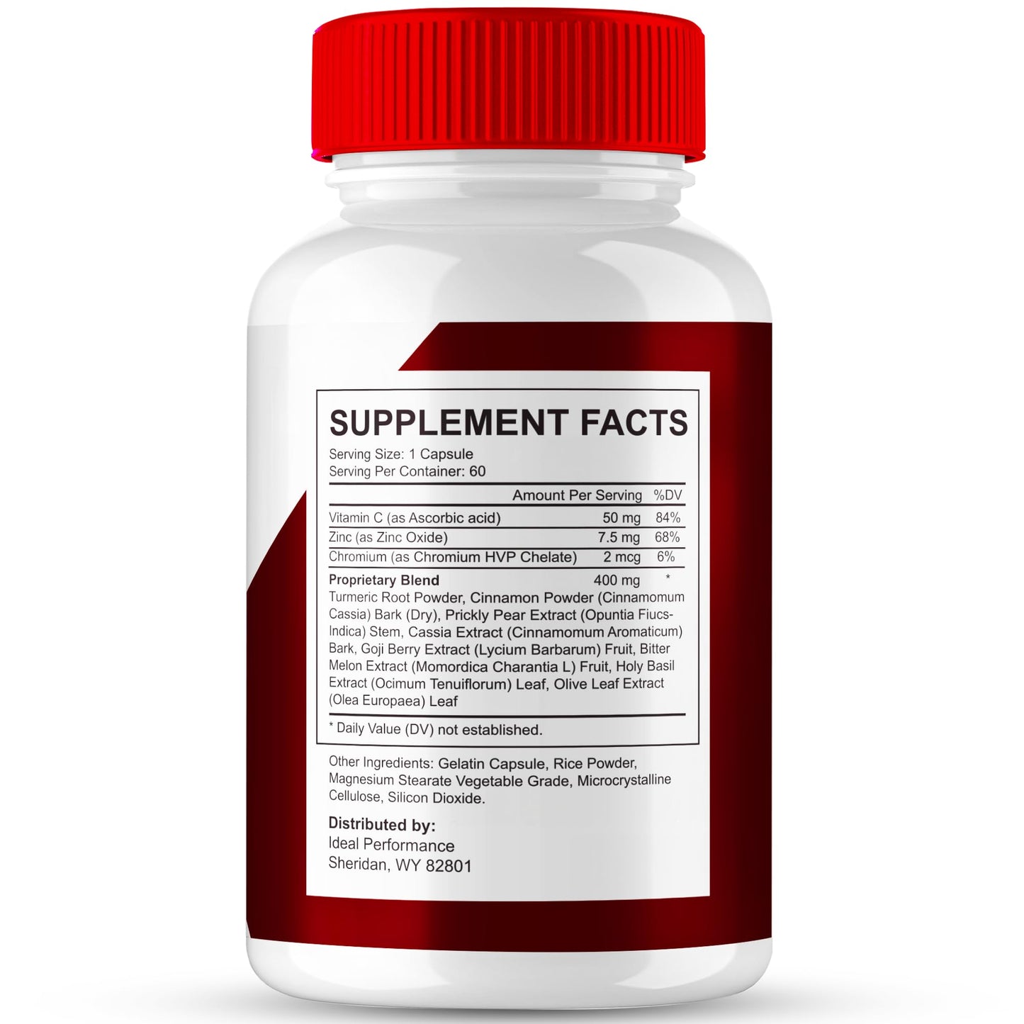 IDEAL PERFORMANCE Glucocyn Blood Support Capsules, 120 Capsules