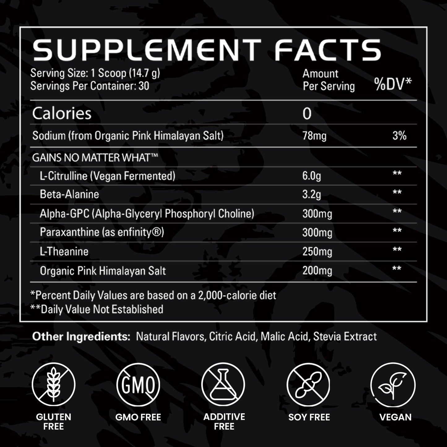 GAINS IN BULK GAINSINBULK.COM No Matter What Pre Workout Powder 14.28 Ounce