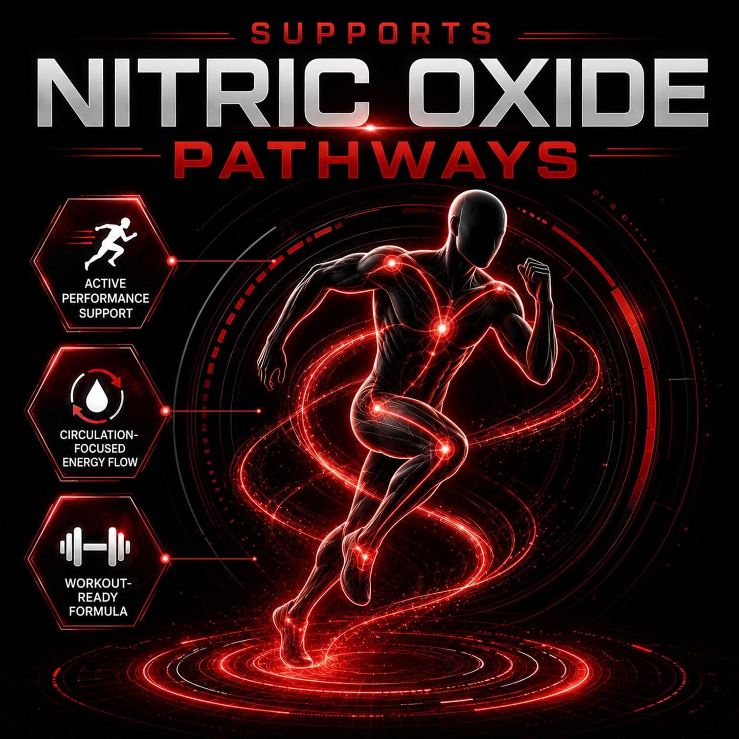 Deepure Nitric Oxide Booster Capsule, 60 Count