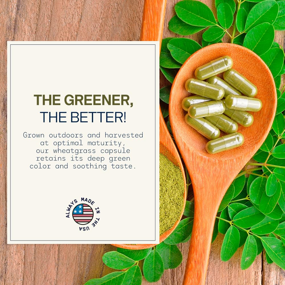 Stateside Growers Wheatgrass Capsules 120 Count
