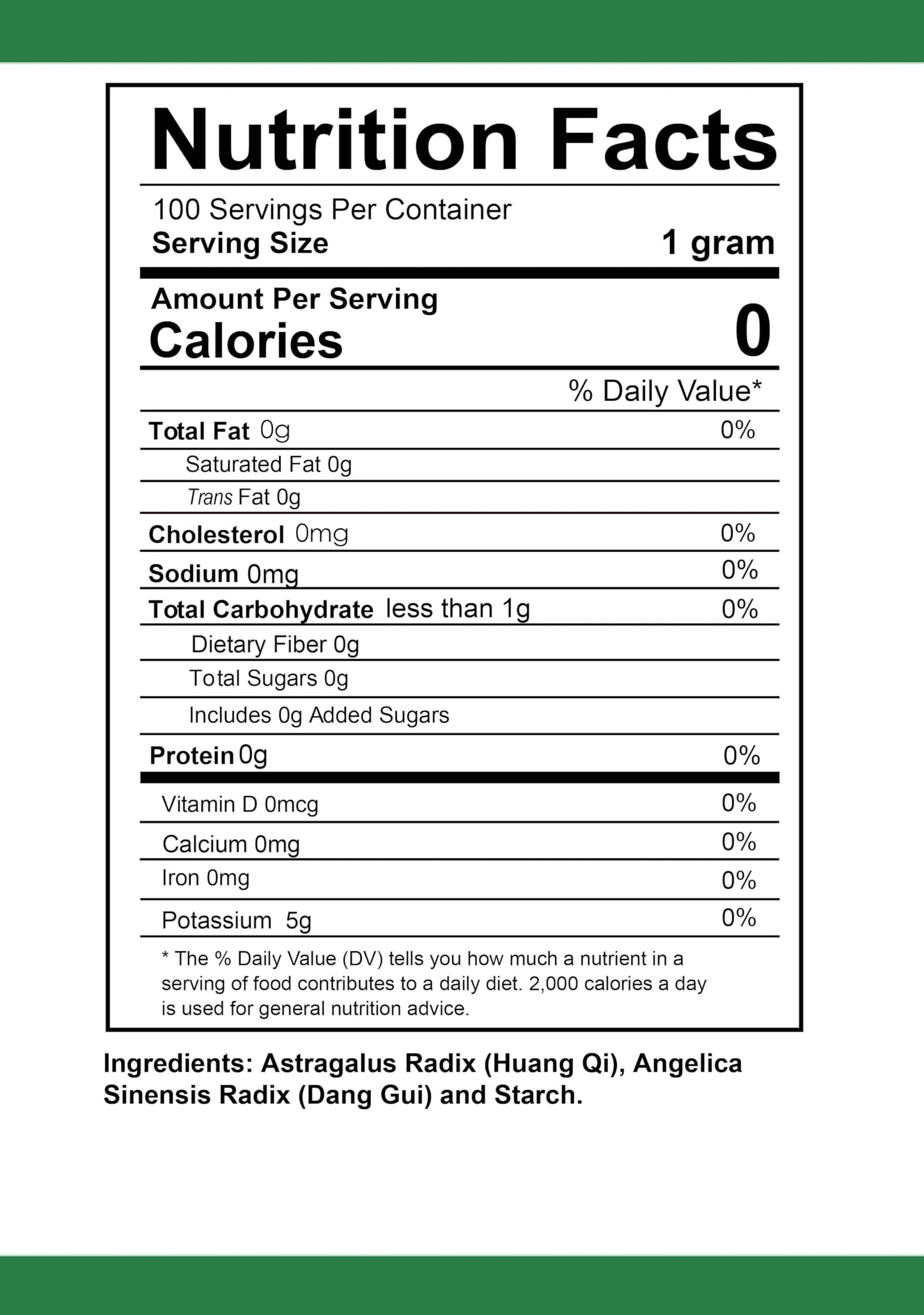 Health Herbal Dang Gui Bu Xue Tang / Dang Gui & Astragalus Decoction Powder 3.53 oz