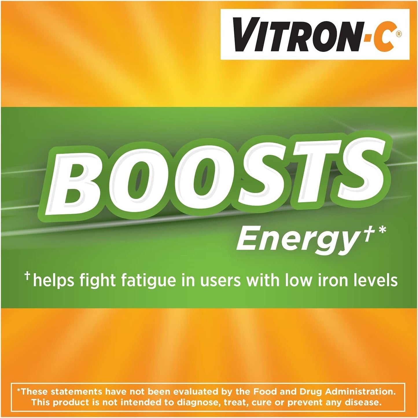 Vitron-C High Potency Iron Dietary Supplement Plus Vitamin C Coated Tablets, 300 Tablets