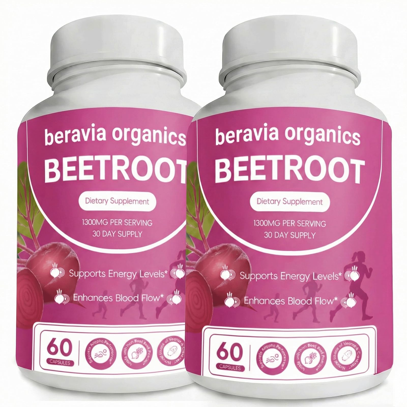 Beravia Organics Beet Root Capsules 1 Count