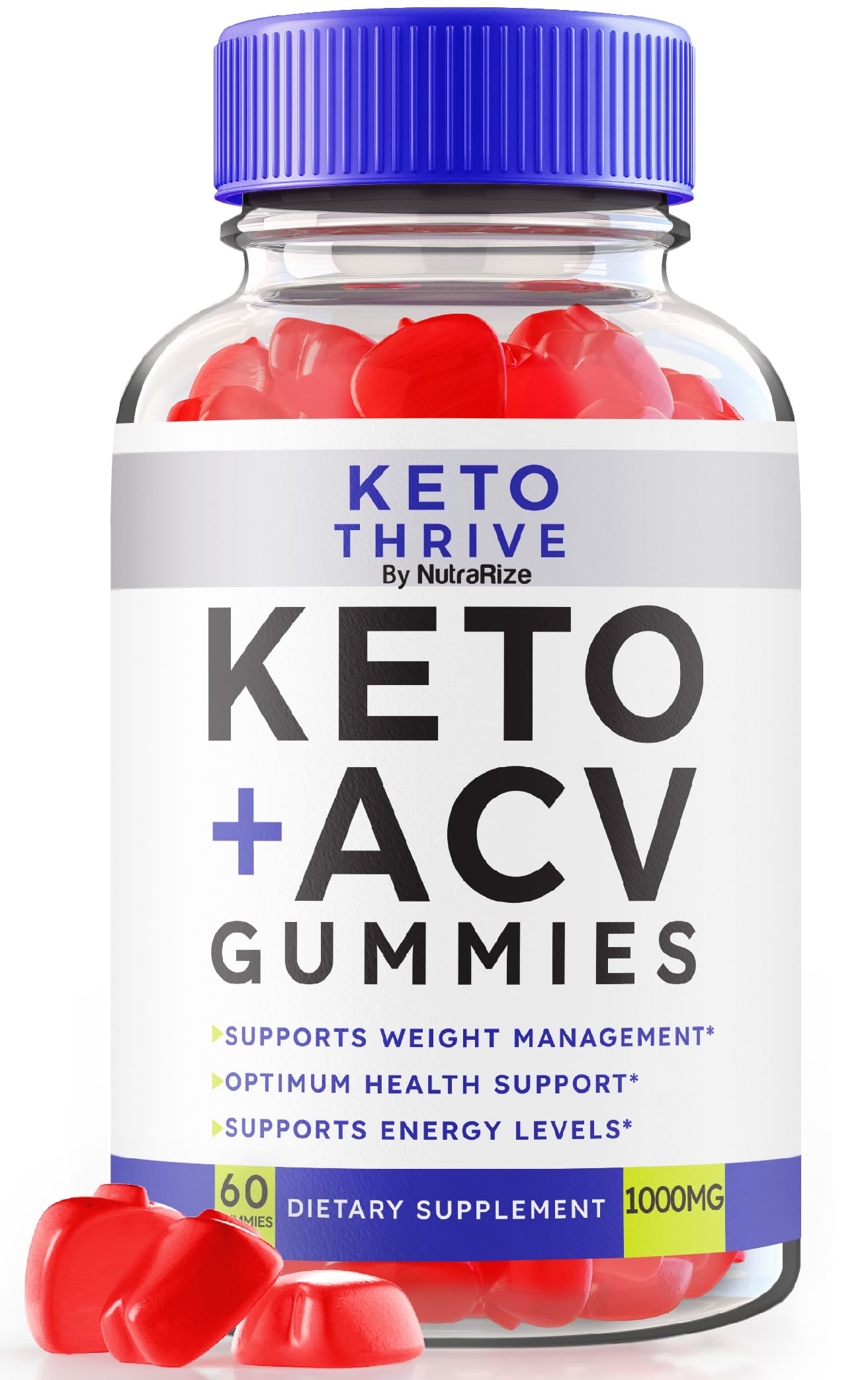 NutraRize Keto Thrive ACV Gummies 60 Count