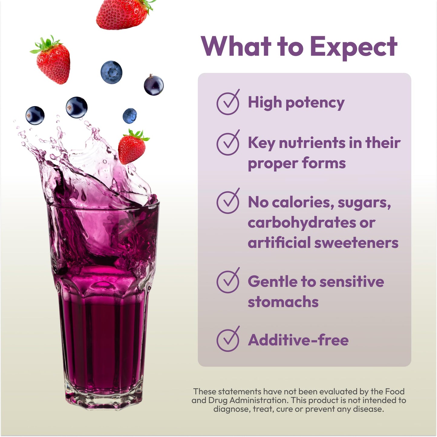 Andrew Lessman Efficient C Powder Mixed Berry, 30 Packets