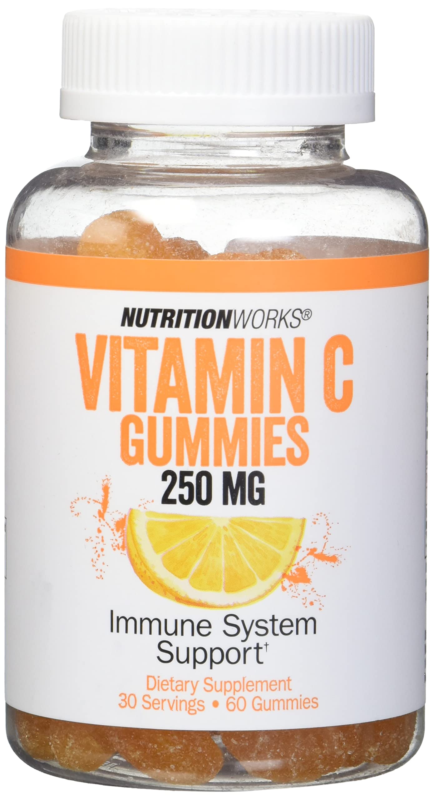 NutritionWorks Vitamin C 250 mg Gummies, 60 Count