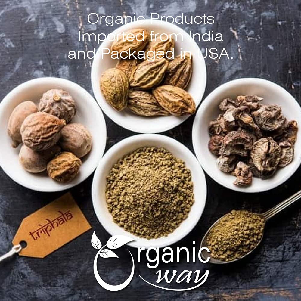 Organic Way Triphala Herbal Powder 16 Ounce