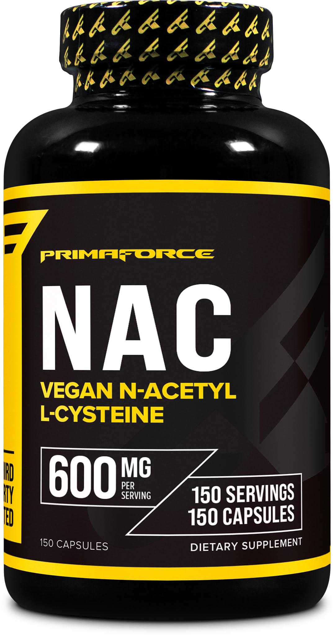 Primaforce NAC Vegan N-Acetyl L-Cysteine Supplement 150 Capsules