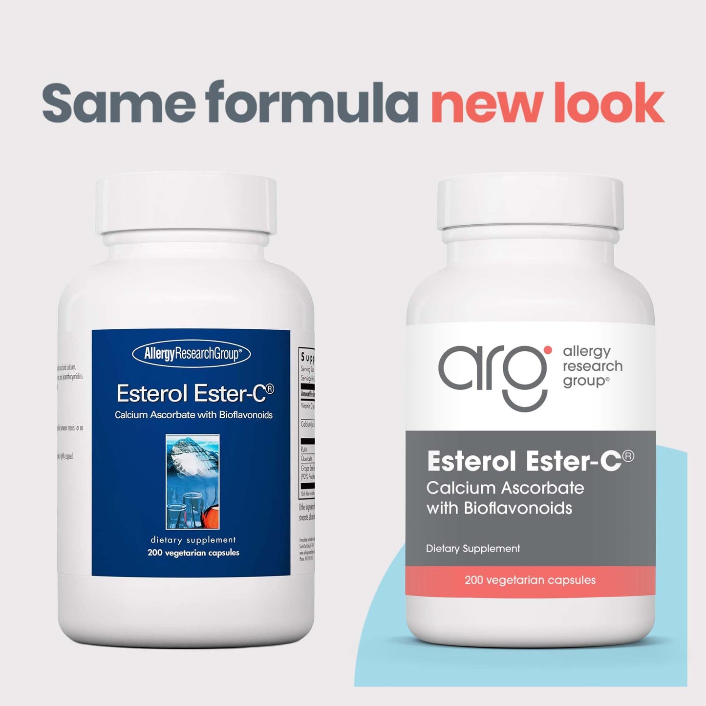 Allergy Research Group ARG Esterol Ester C Buffered Vitamin C Capsules, 200