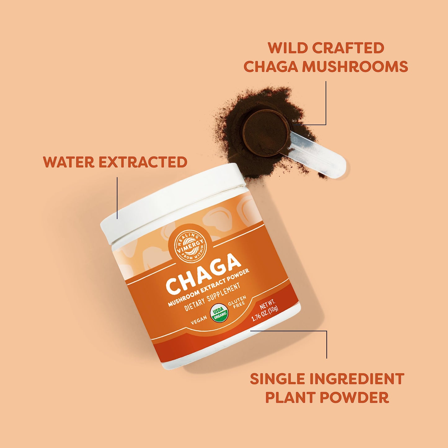 Vimergy Chaga Powder 1.76 oz