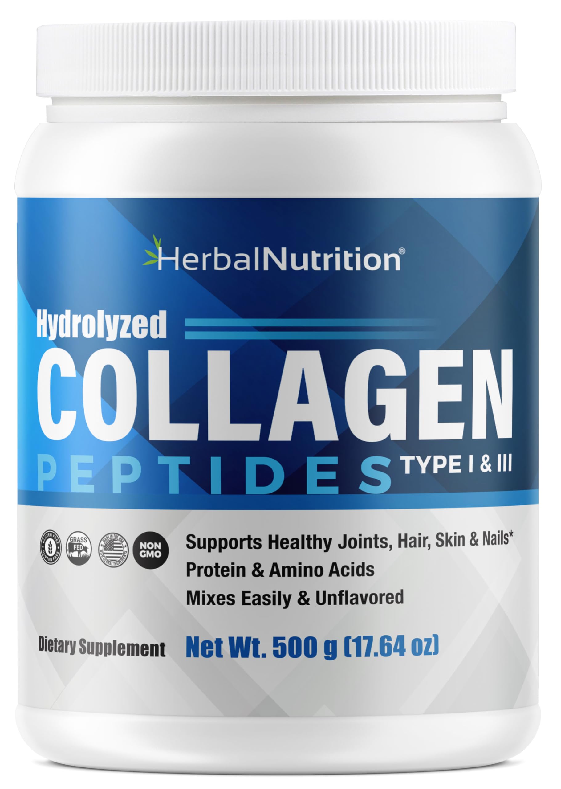 Herbal Nutrition Ultra Pure Collagen Peptides Powder, 15.52 oz
