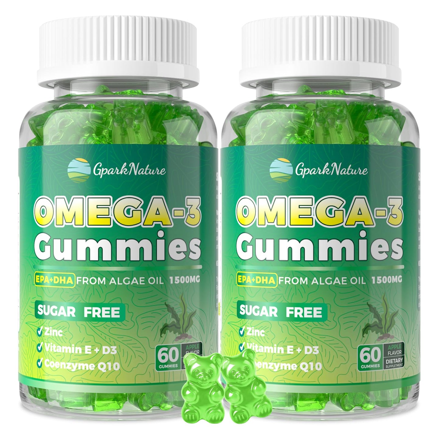 GparkNature Omega-3 Gummies 120 Count