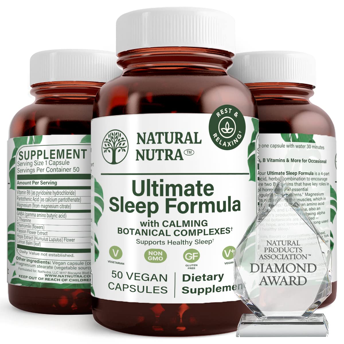 Natural Nutra Ultimate Sleep Formula 50 Capsules