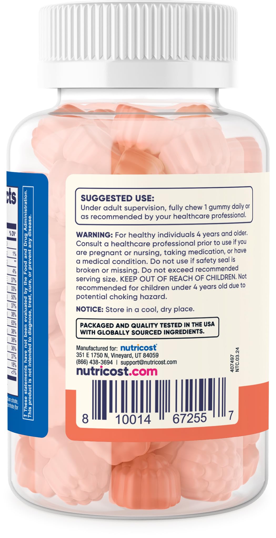 Nutricost Kids Multivitamin Gummies 120 Count