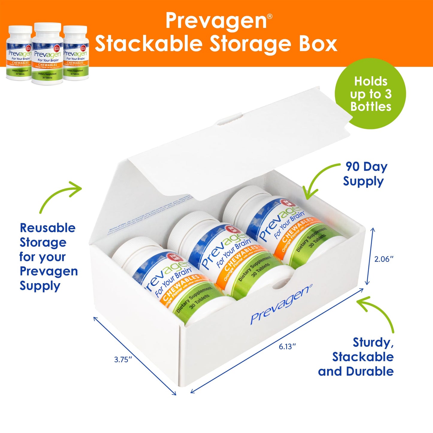 Prevagen Regular Strength Orange Chewables, 90 Count