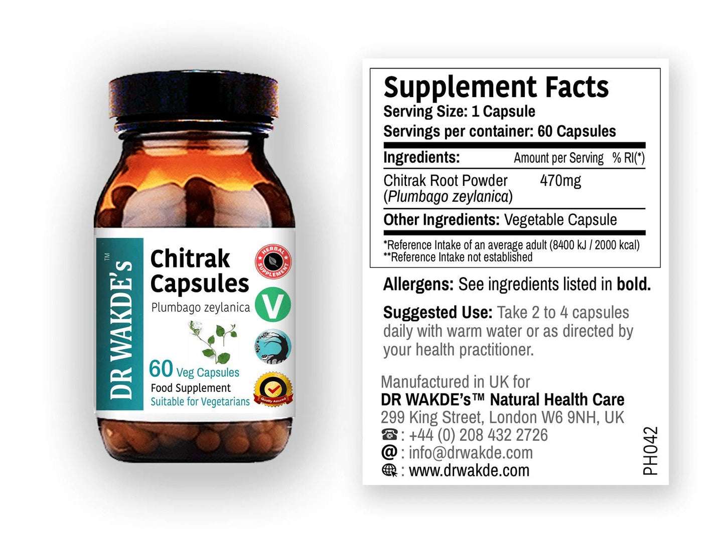 DR WAKDE'S Chitrak Capsules 1 Count
