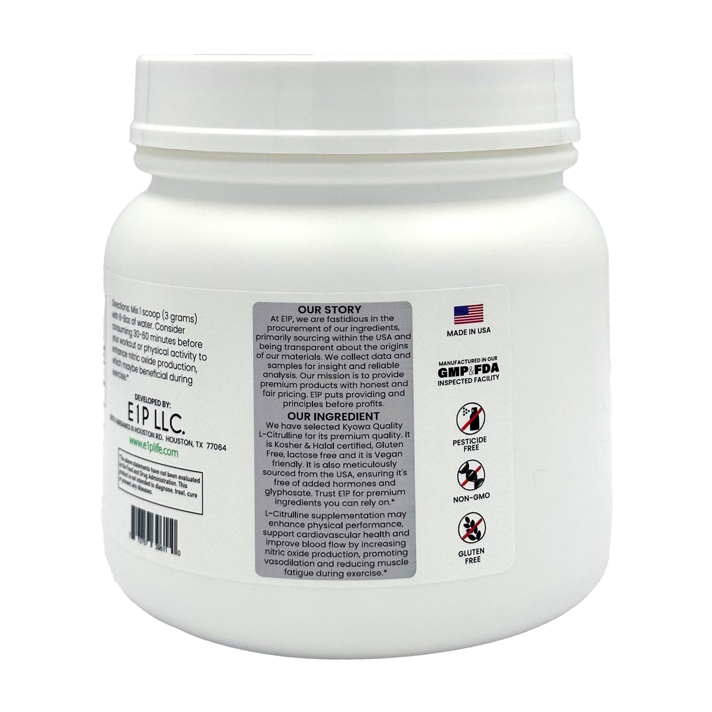 E1P L-Citrulline Powder 1.32 Pound