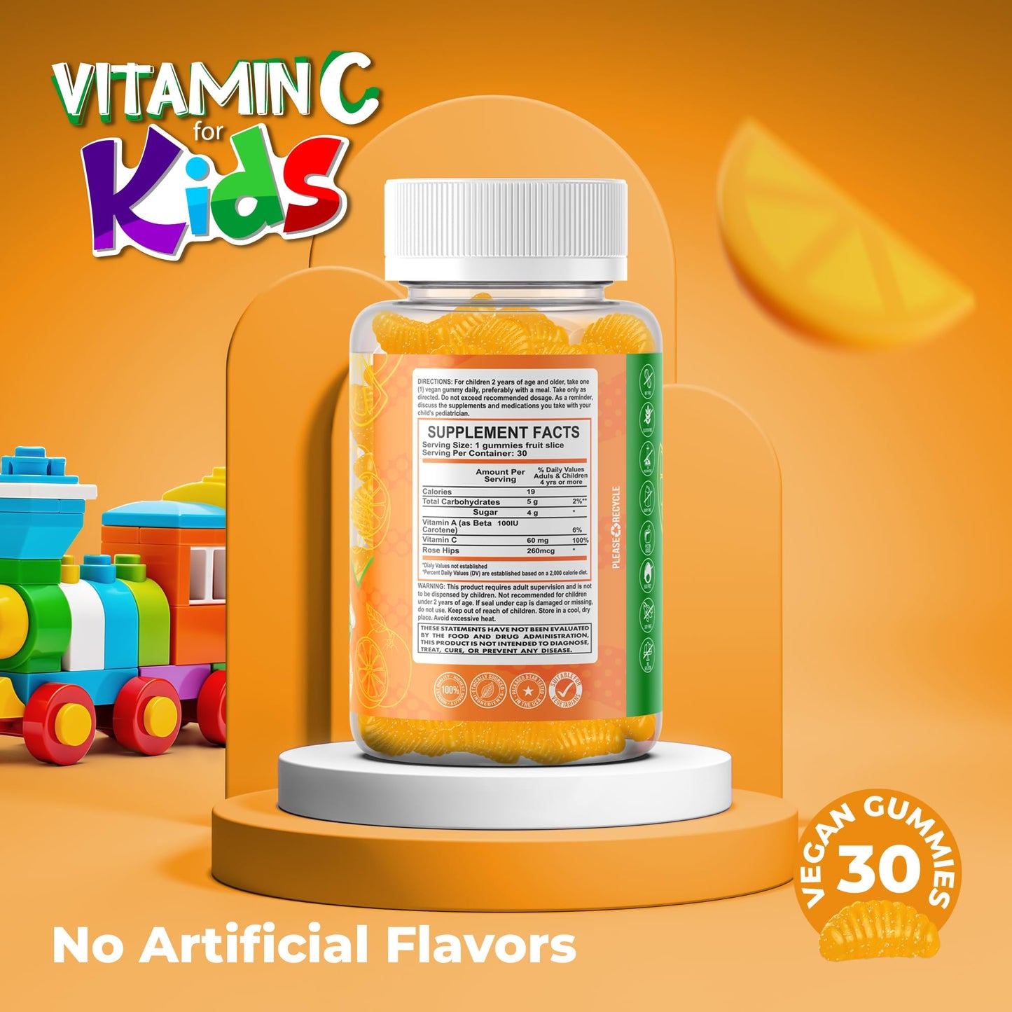 MB One Pharma Kids Vitamin C Gummies 30 Count
