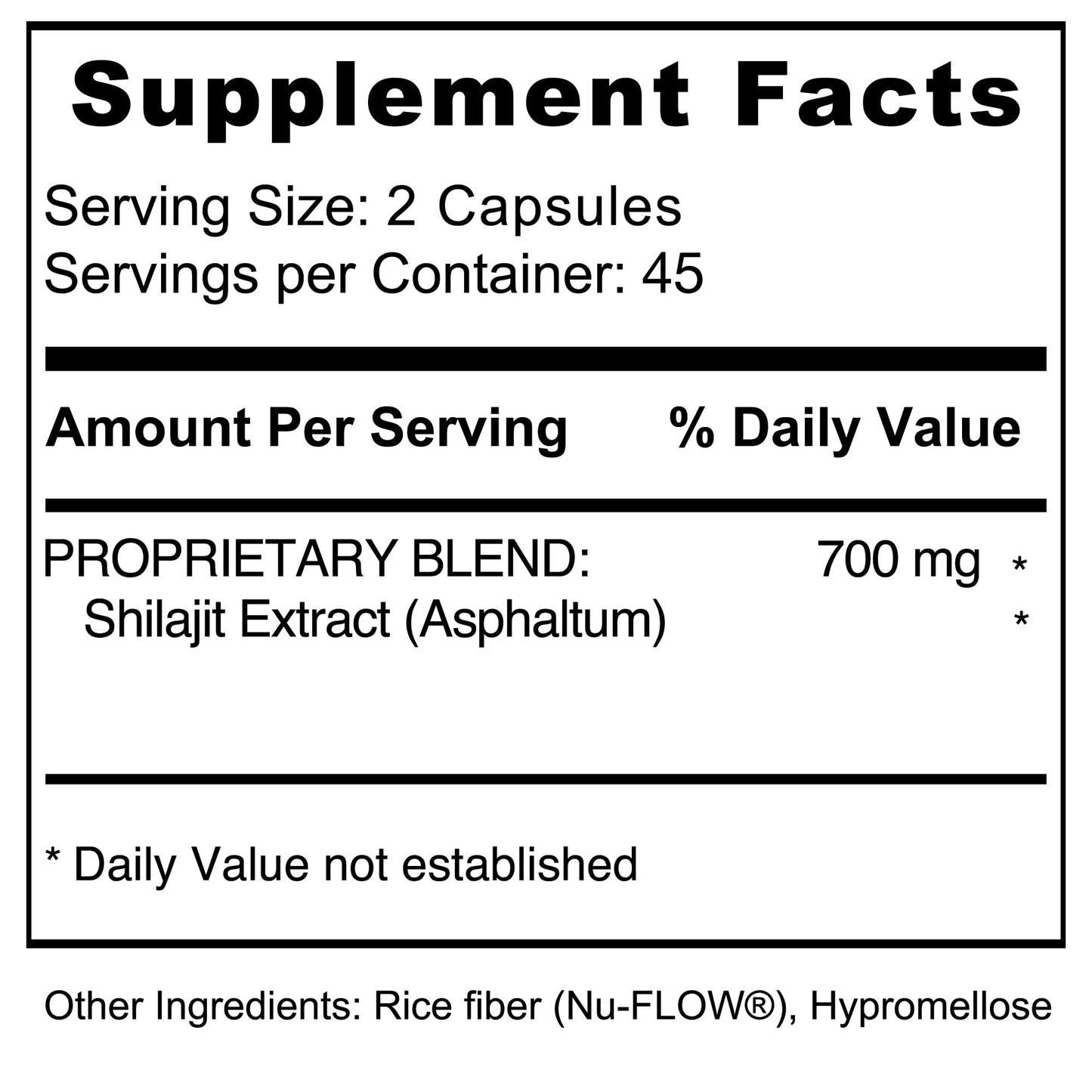 Jiva Botanicals Shilajit Capsules 700 mg with Fulvic Acid – Shilajit Supplement for Men & Women – 90 Vegan Capsules
