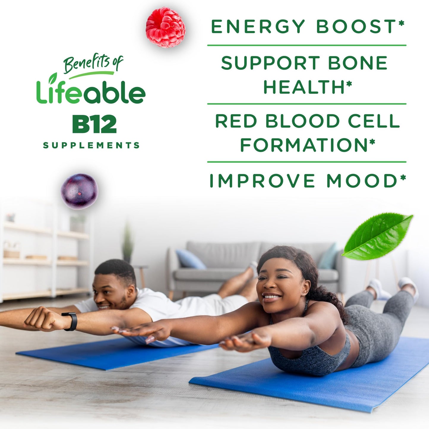Lifeable Vitamin B12 Gummy 90 Count