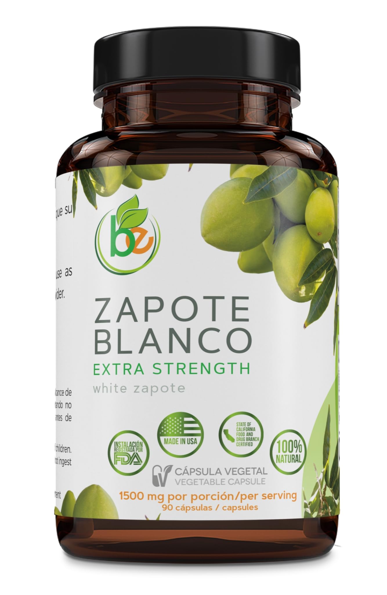 B-Experts Zapote Blanco White Capsule 90 Count