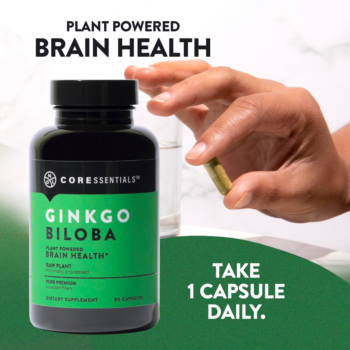 NGL Ginkgo Biloba Capsules 90 Count