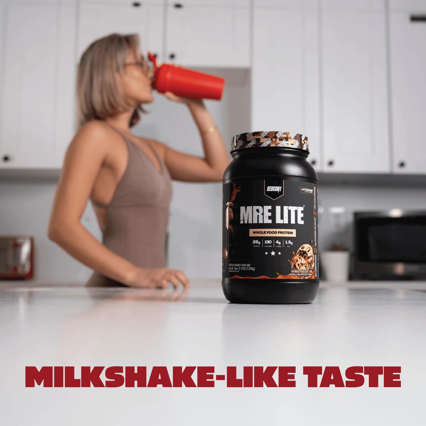 REDCON1 MRE LITE Whole Food Protein Powder (Powder), 30 Servings