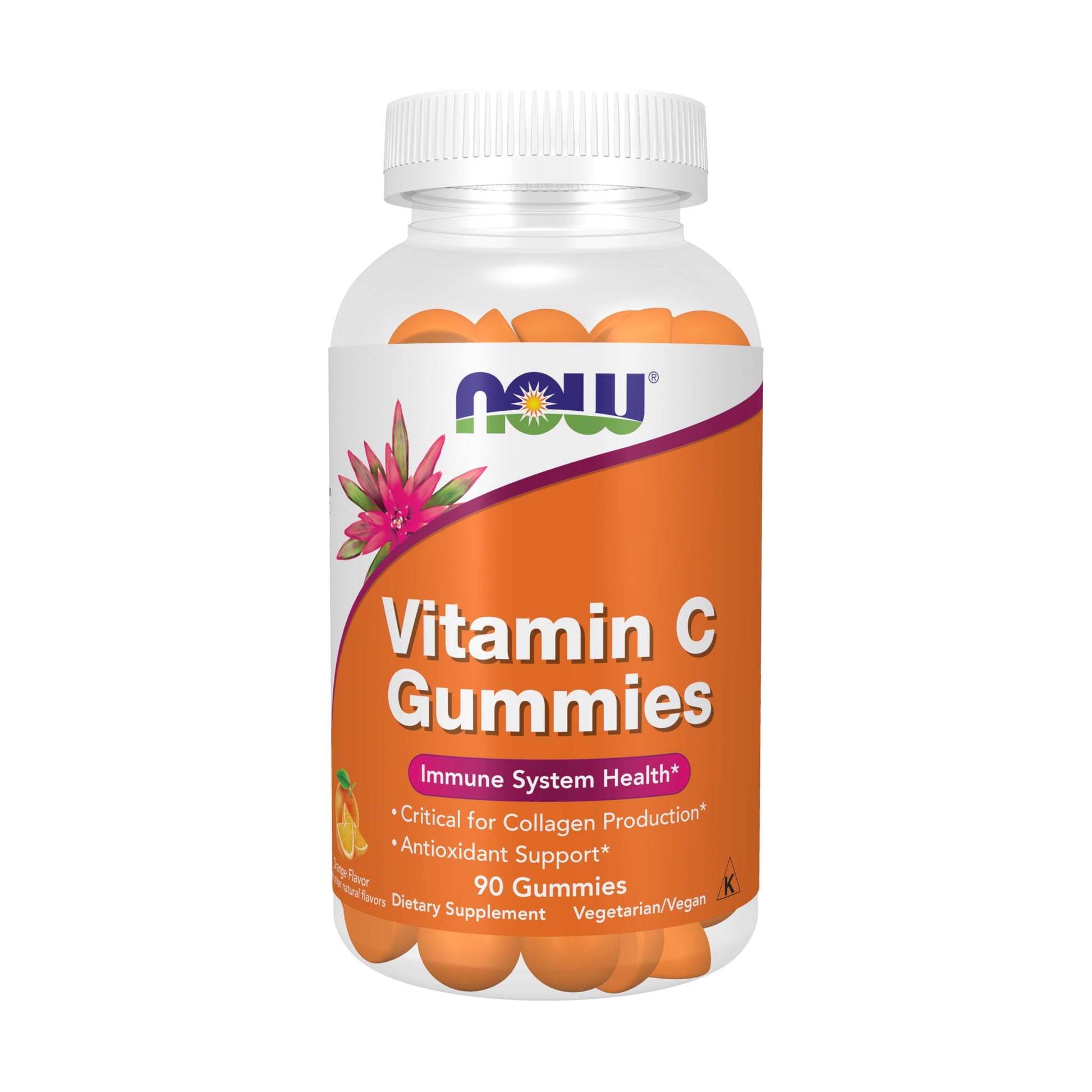 NOW Foods Vitamin C Gummies 250 mg Gummy 90 Gummies