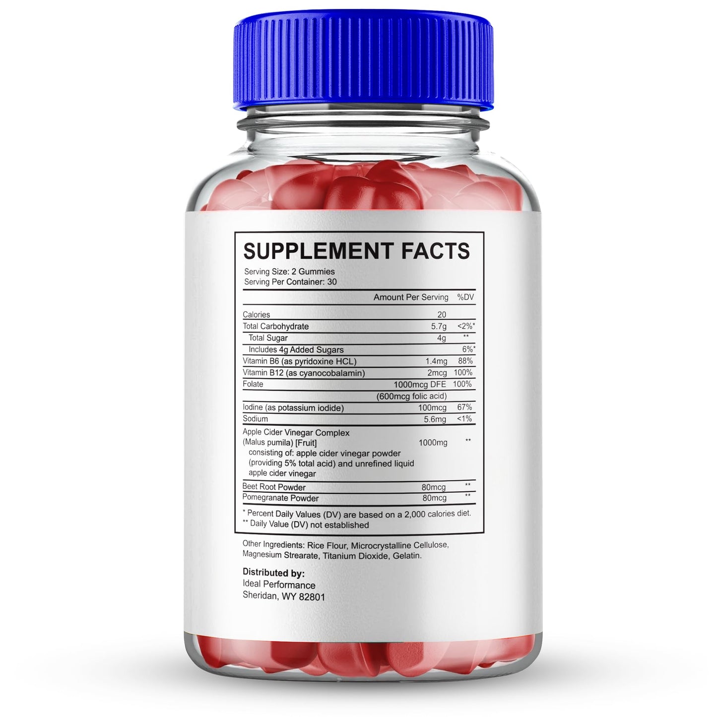 IDEAL PERFORMANCE Elite Grow XL Gummies – Maximum Strength Performance Supplement for Men, All-Natural Gummies to Support Stamina, Endurance and Energy, 60 Gummies