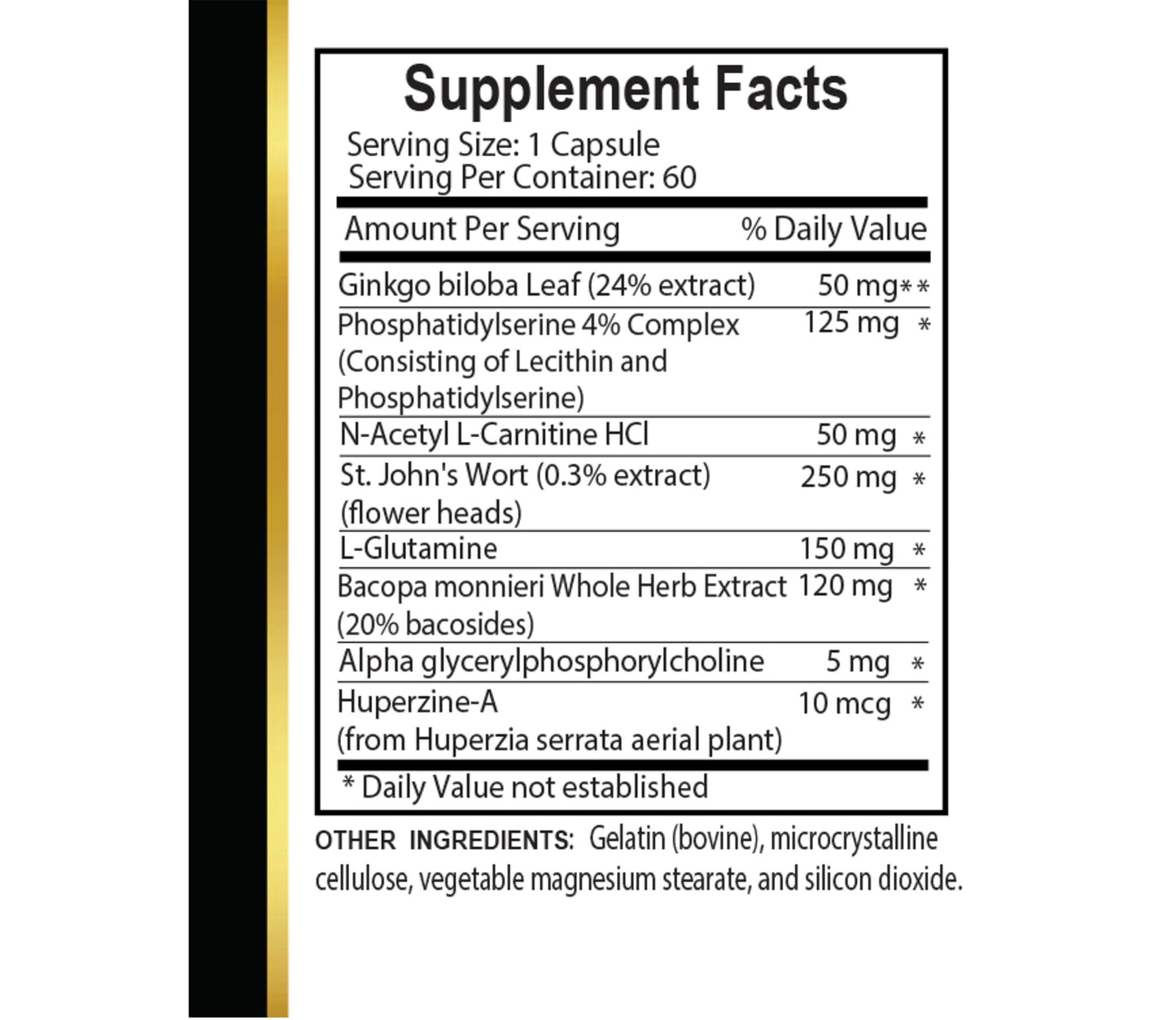 OLANTA TRADE SOLUTION Mind Matrix Brain Booster 60 Capsules