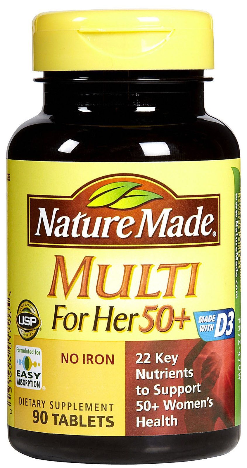 Nature Made Women's Multivitamin 50+ Tablets, 90 Count