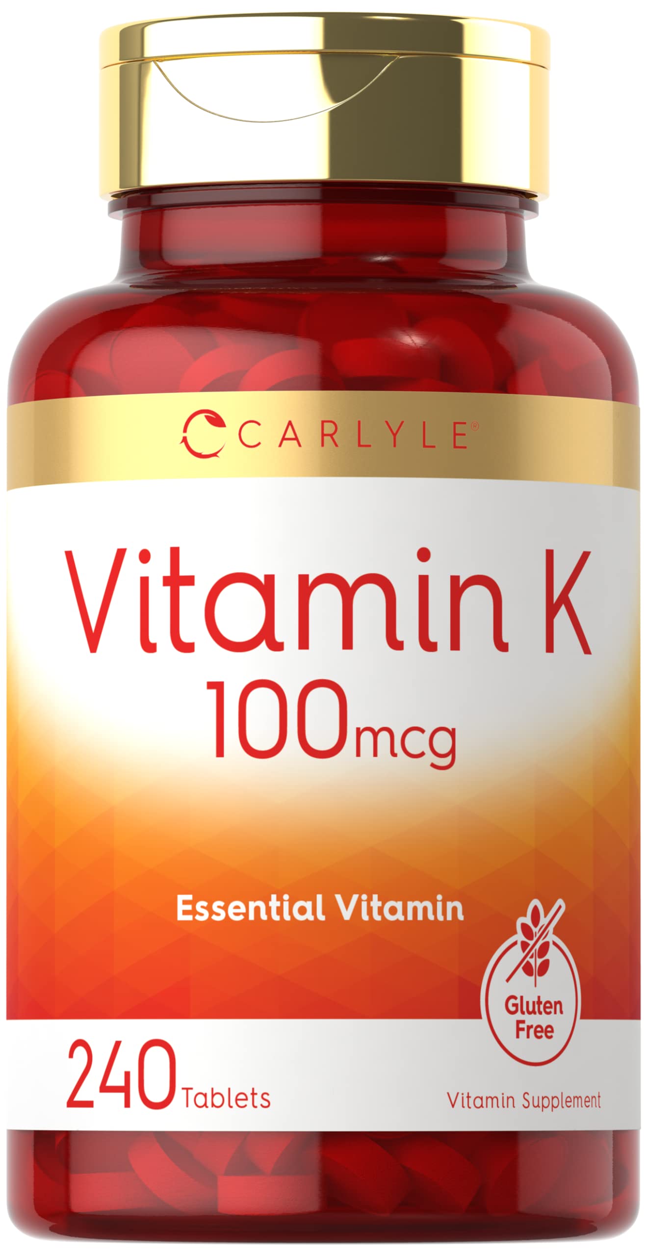 Carlyle Vitamin K 100 mcg Tablets 240