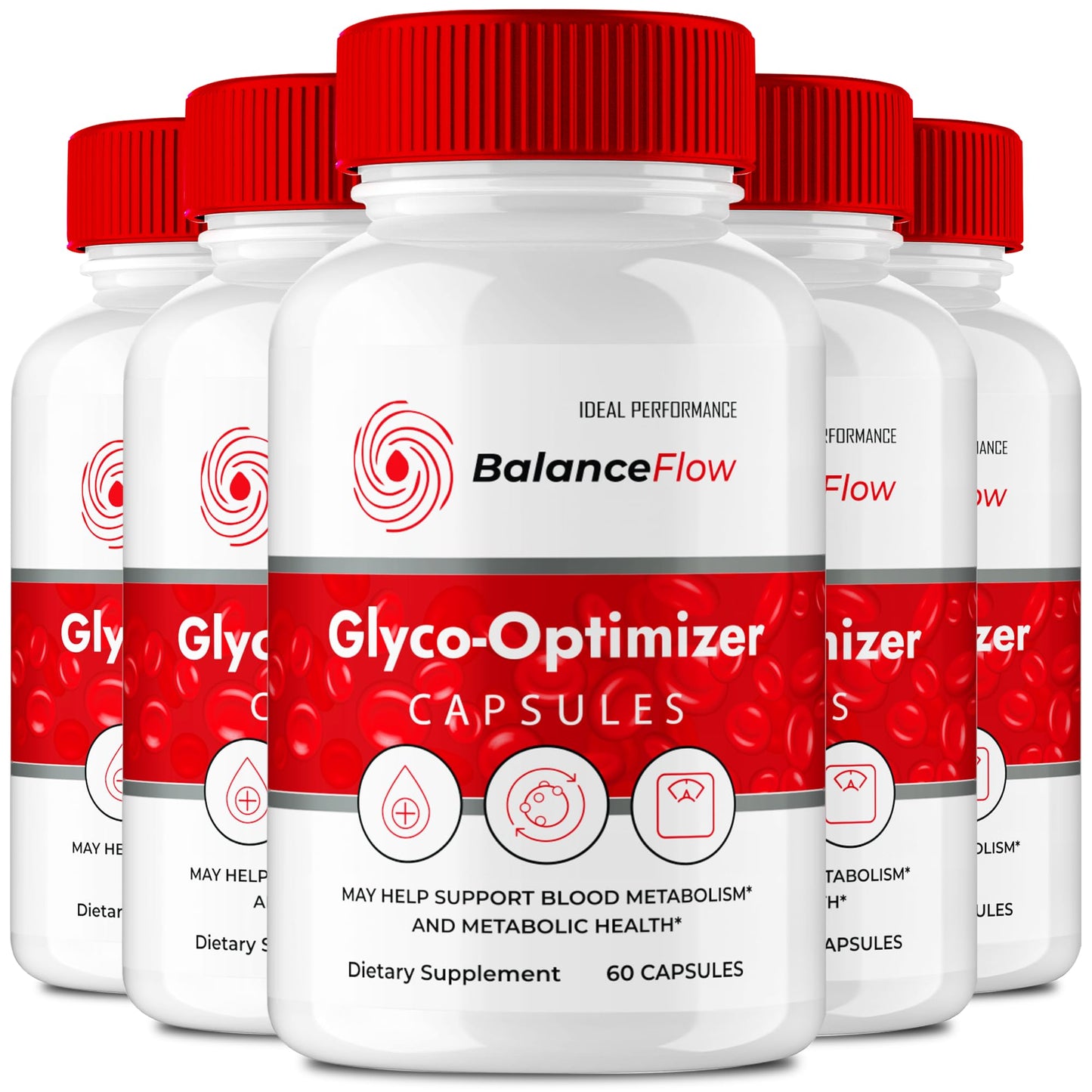 IDEAL PERFORMANCE Balance Flow Glyco Optimizer Capsules, 300 Capsules