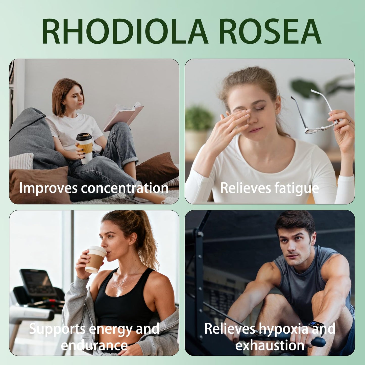 CellJuvMax Rhodiola Rosea 600mg Capsules, 60 Count